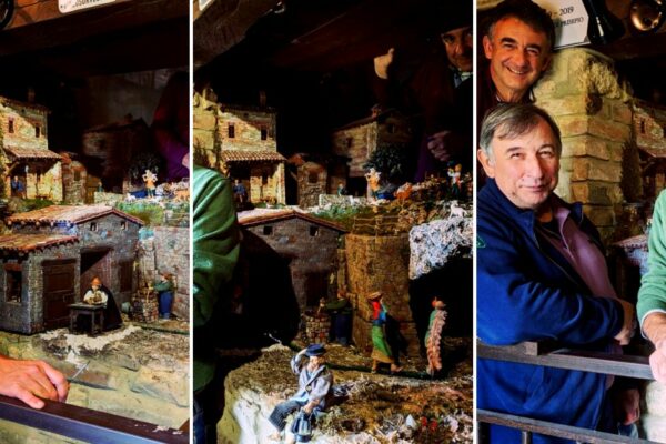 Presepio meccanico elettronico Natale a Vigoleno