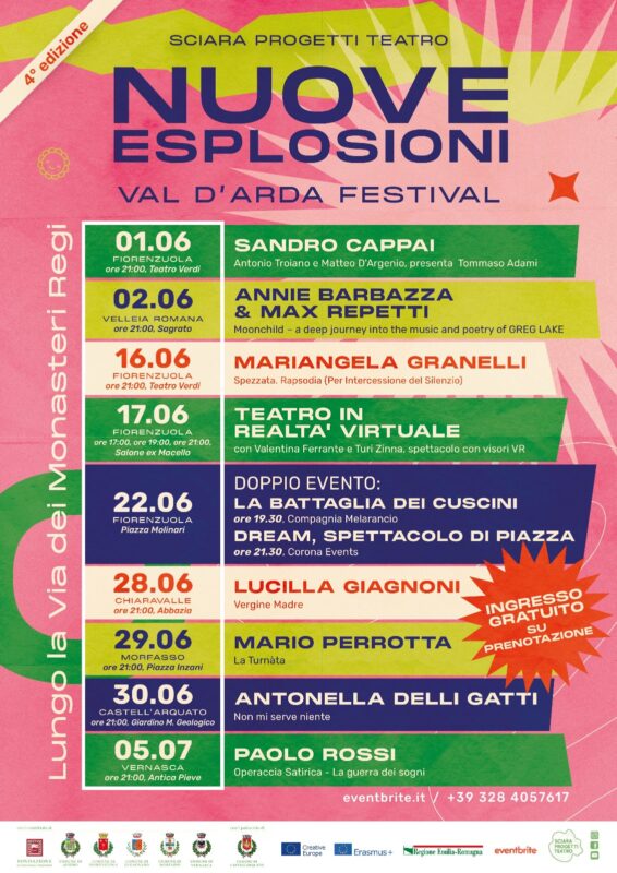 Sciara Progetti Teatro - Nuove Esplosioni Festival 2024 - Alta Val d'Arda