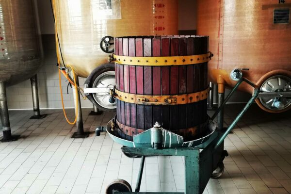 Torchio utilizzato per la produzione del Vin Santo di Vigoleno