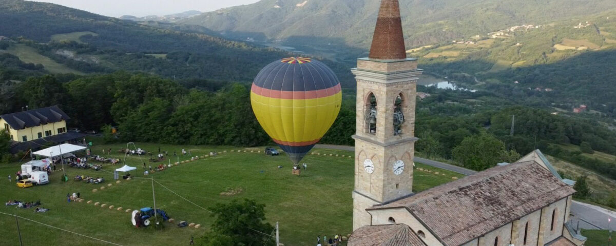 Mongolfiere a Morfasso per il festival Nuove Esplosioni 2023